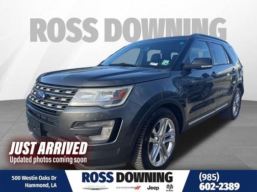 Gray 2016 Ford Explorer XLT