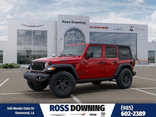 Firecracker Red Clearcoat 2026 Jeep Wrangler Willys
