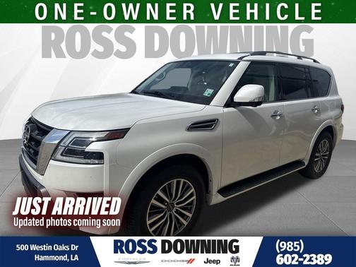 Aspen White Tricoat 2023 Nissan Armada SL 2WD