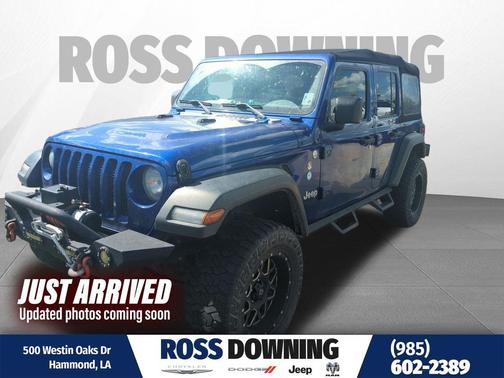 Ocean Blue Metallic Clearcoat 2018 Jeep Wrangler Unlimited Sport
