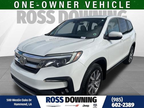 Platinum White Pearl 2020 Honda Pilot 2WD EX-L