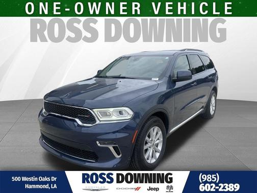 Reactor Blue Pearlcoat 2021 Dodge Durango SXT Plus