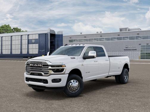 Bright White Clearcoat 2026 RAM 3500 Laramie Crew Cab 4x4 8' Box