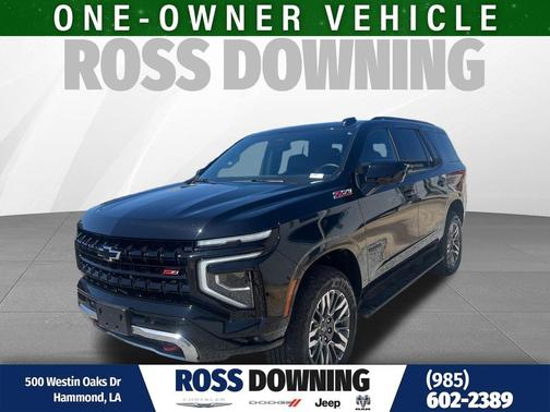 Black 2025 Chevrolet Tahoe 4WD Z71 SUV