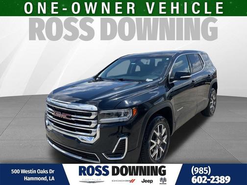 Ebony Twilight Metallic 2021 GMC Acadia FWD SLE