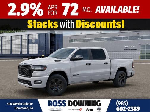 Bright White Clearcoat 2026 RAM 1500 Big Horn/Lone Star
