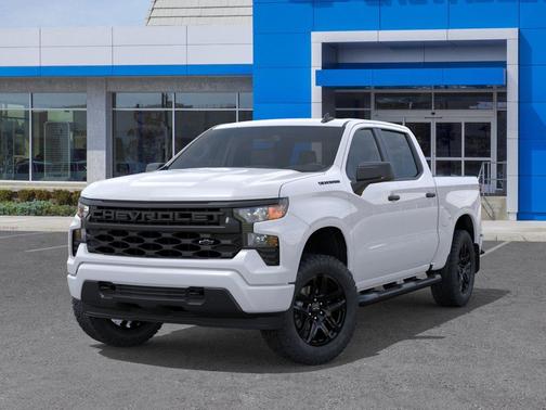 Summit White 2026 Chevrolet Silverado 1500 Custom
