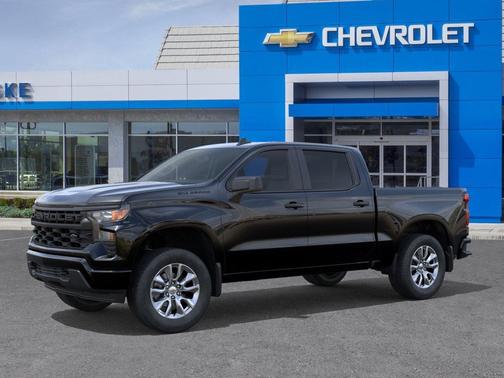 Black 2026 Chevrolet Silverado 1500 Custom