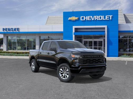 Black 2026 Chevrolet Silverado 1500 Custom