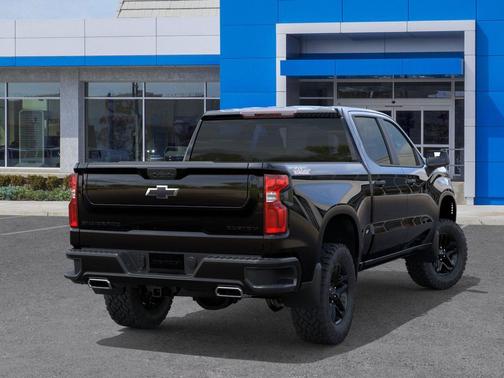 Black 2026 Chevrolet Silverado 1500 Custom Trail Boss