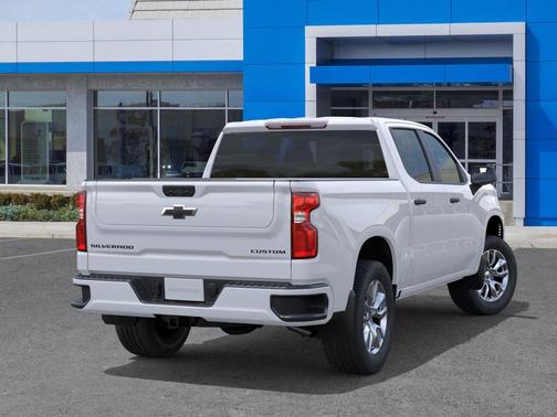 Summit White 2026 Chevrolet Silverado 1500 Custom