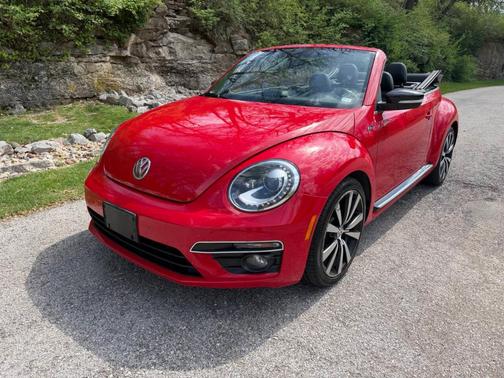 Red 2014 Volkswagen Beetle 2.0T R-Line