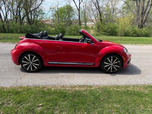Red 2014 Volkswagen Beetle 2.0T R-Line