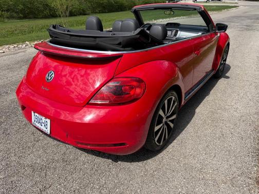 Red 2014 Volkswagen Beetle 2.0T R-Line