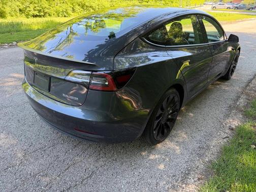 Gray 2022 Tesla Model 3 Performance