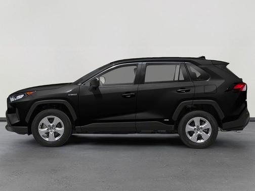 Midnight Black Metallic 2021 Toyota RAV4 Hybrid LE