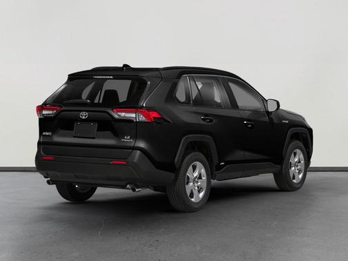 Midnight Black Metallic 2021 Toyota RAV4 Hybrid LE