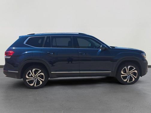 Tourmaline Blue Metallic 2021 Volkswagen Atlas 3.6L SEL Premium