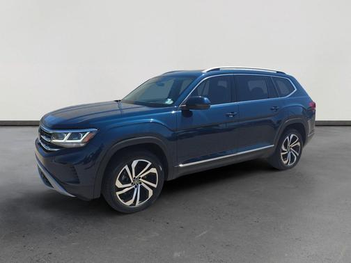 Tourmaline Blue Metallic 2021 Volkswagen Atlas 3.6L SEL Premium