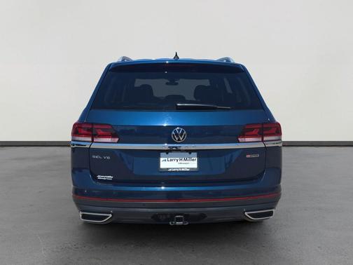 Tourmaline Blue Metallic 2021 Volkswagen Atlas 3.6L SEL Premium