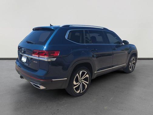 Tourmaline Blue Metallic 2021 Volkswagen Atlas 3.6L SEL Premium