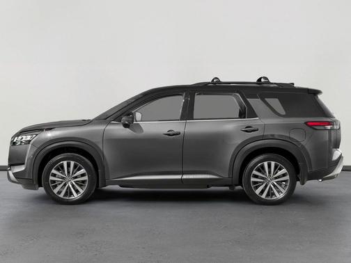Gun Metallic/Super Black 2022 Nissan Pathfinder Platinum