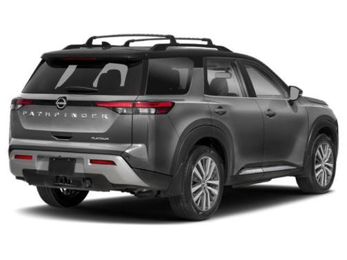 Gun Metallic/Super Black 2022 Nissan Pathfinder Platinum