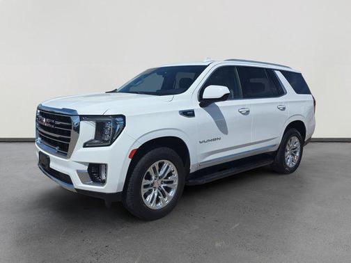 Summit White 2022 GMC Yukon SLT