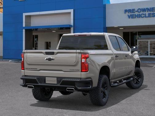 White Sand 2026 Chevrolet Silverado 1500 Custom Trail Boss
