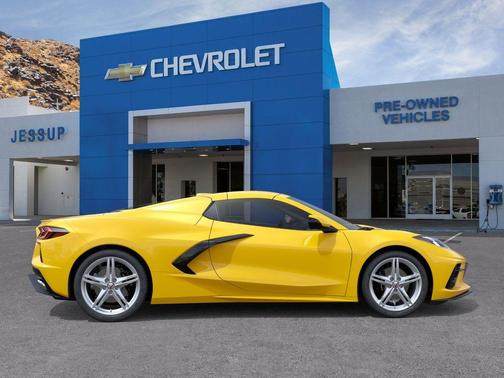 Yellow 2026 Chevrolet Corvette Stingray w/3LT