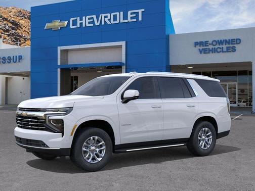 Summit White 2026 Chevrolet Tahoe LT