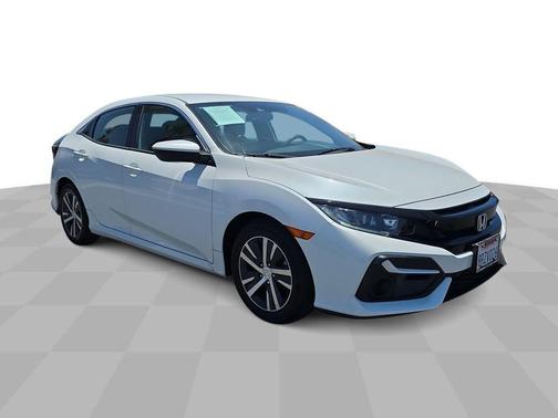 Platinum White Pearl 2020 Honda Civic LX