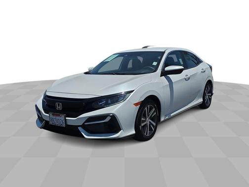 Platinum White Pearl 2020 Honda Civic LX