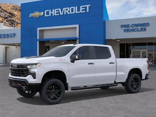Summit White 2026 Chevrolet Silverado 1500 LT Trail Boss