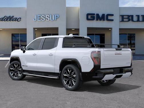 Glacier White 2026 GMC Sierra EV Denali