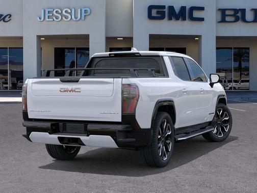 Glacier White 2026 GMC Sierra EV Denali