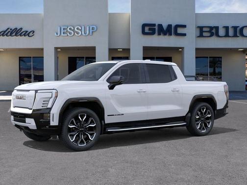 Glacier White 2026 GMC Sierra EV Denali