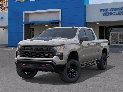 White Sand 2026 Chevrolet Silverado 1500 Custom Trail Boss