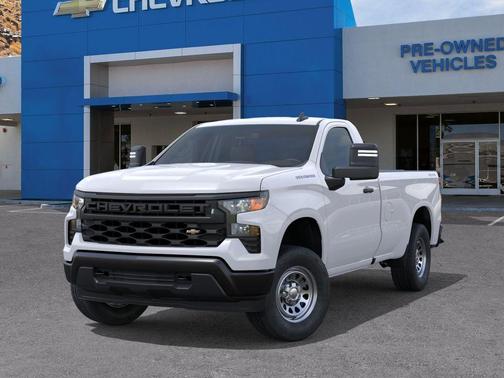 Summit White 2026 Chevrolet Silverado 1500 WT
