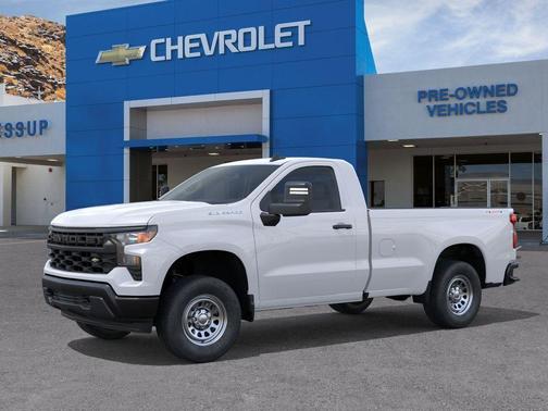 Summit White 2026 Chevrolet Silverado 1500 WT