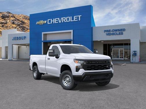 Summit White 2026 Chevrolet Silverado 1500 WT
