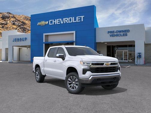 Summit White 2026 Chevrolet Silverado 1500 LT