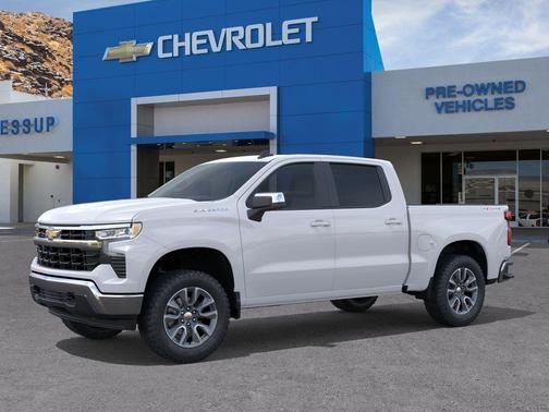 Summit White 2026 Chevrolet Silverado 1500 LT