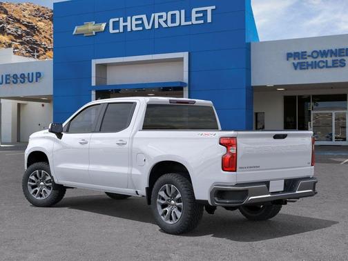 Summit White 2026 Chevrolet Silverado 1500 LT