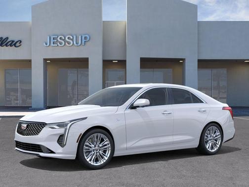 Vibrant White 2026 Cadillac CT4 Premium Luxury