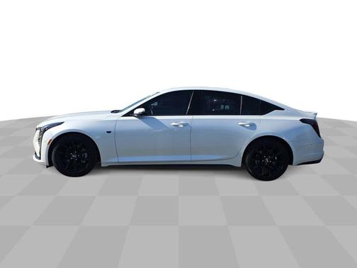 Crystal White Tri-Coat 2025 Cadillac CT5 Sport RWD
