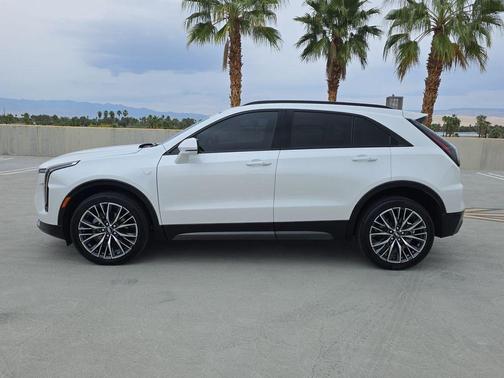 Crystal White Tri-Coat 2024 Cadillac XT4 Sport