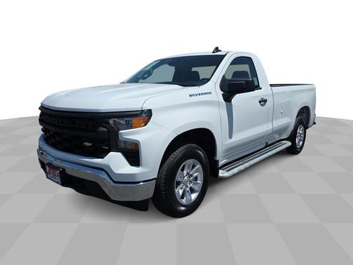 Summit White 2025 Chevrolet Silverado 1500 WT