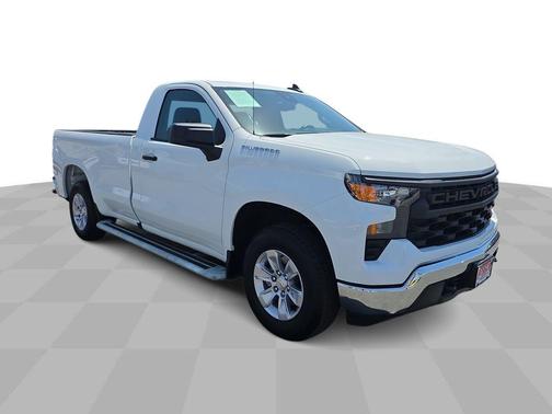 Summit White 2025 Chevrolet Silverado 1500 WT
