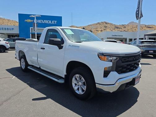 Summit White 2025 Chevrolet Silverado 1500 WT